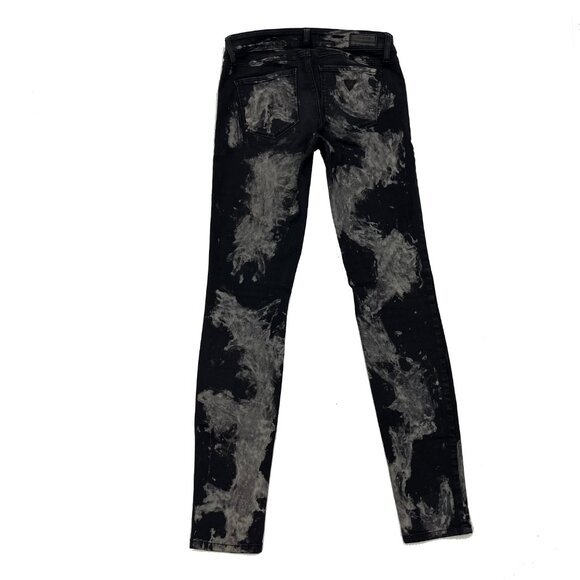 GUESS Mid Rise Power Skinny Jeans Jellico Wash Womens 27 x 30 - Picture 6 of 6